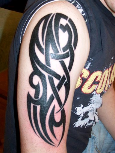 acktur in tattoos: Triball Arm Tattoo