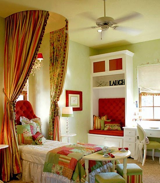 Dormitorios infantiles: Dormitorio infantil Rojo y Verde