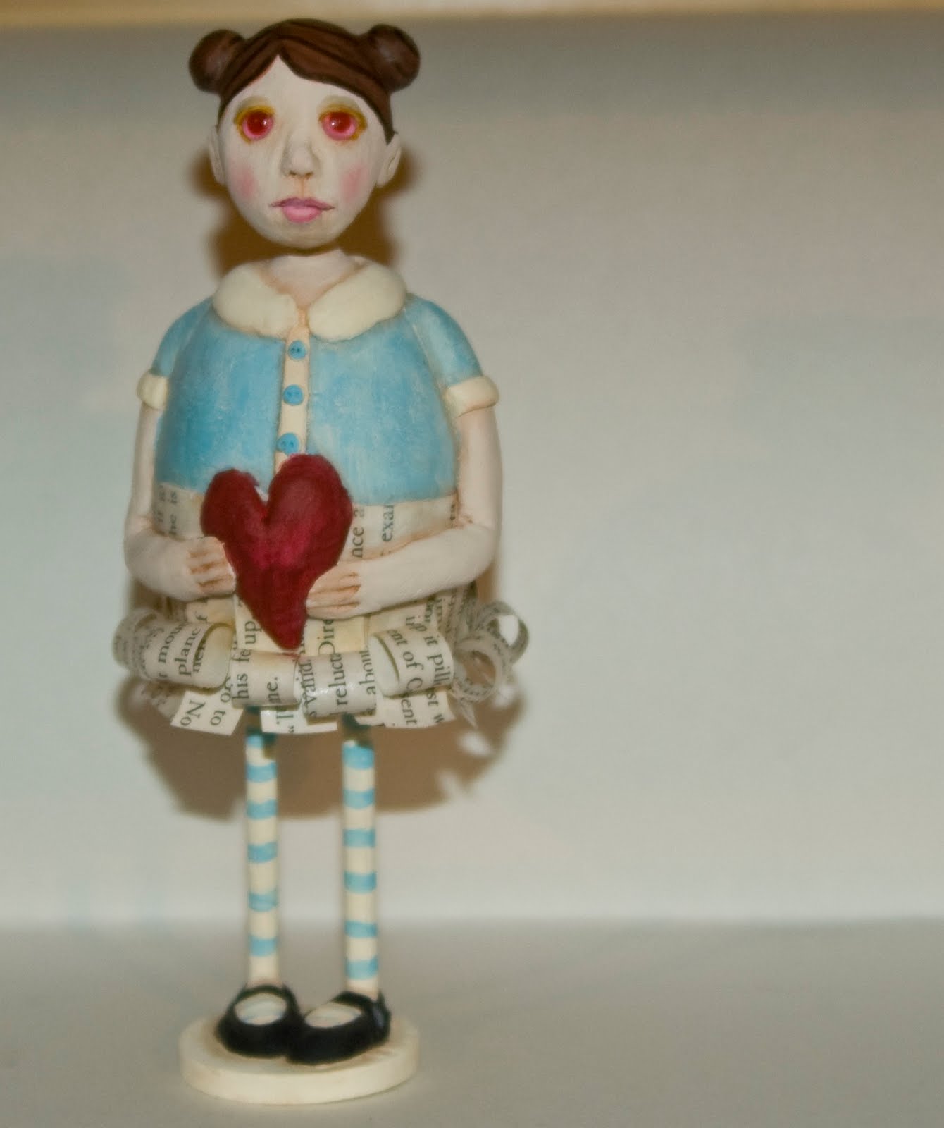 Redfish Artwork New Class Folk Art Doll
