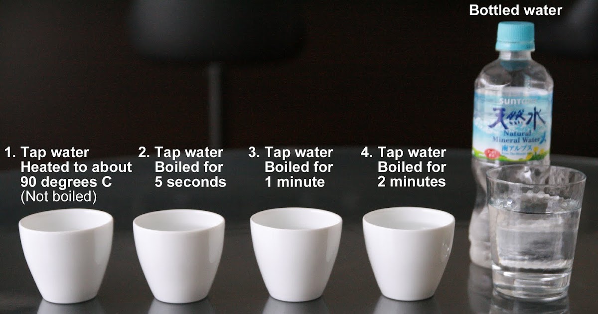 Tales of Japanese tea Can you take off chlorine smell for tap water by