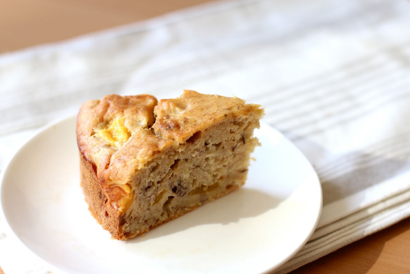 Green Cilantro Banana Mango Cake