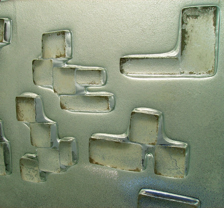 Cubos termoformados,en bajo relieve