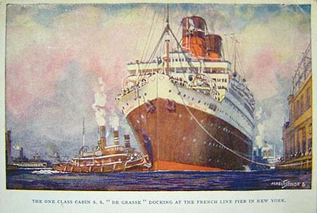 The De Grasse ocean liner