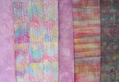 hand dye-painted fabrics by Robin Atkins