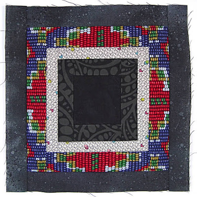 God's Eye Quilt, block 6, by Robin Atkins