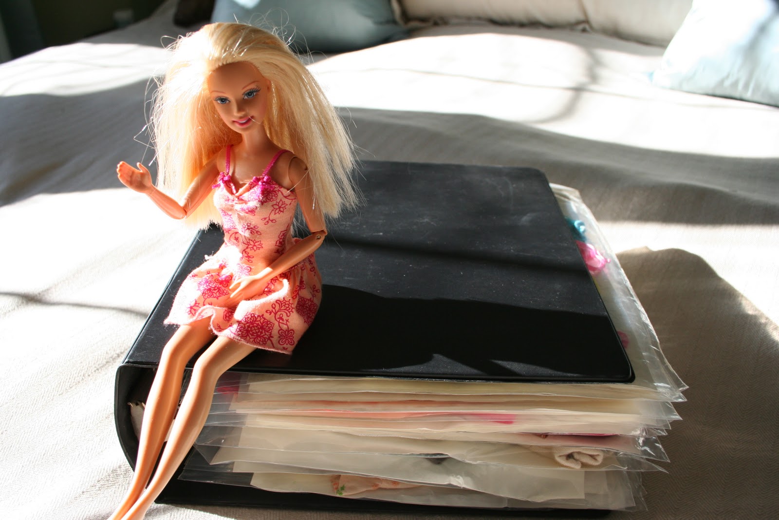 Pink and Green Mama * Getting Organized Storing Barbie Doll Clothing