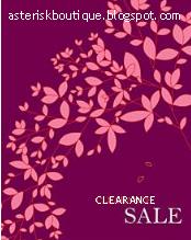 CLEARANCE SALE