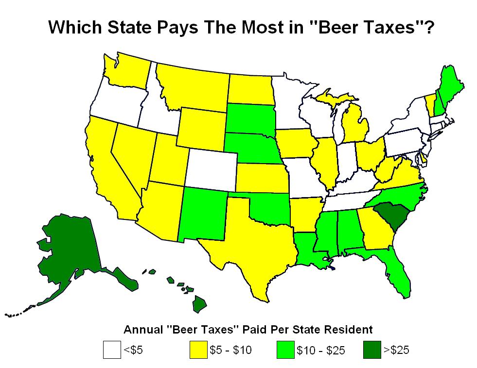 Beer Taxes How much is the government taxing your beer?