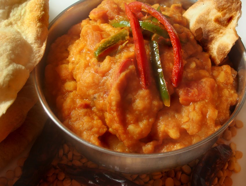 Vegetarian Yogini Indian Lentil Dip a Perfect Match for Rotilla!