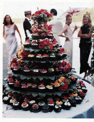 When Lillian Wang von Stauffenberg opted for this cupcake tower in lieu 