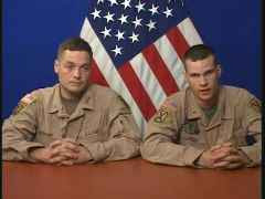 Chief Warrant Officer Burrows and Chief Warrant Officer Cianfrini, Submitting Unit: Headquarters, 3rd Infantry Division Public Affairs.