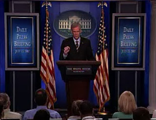 White House Press Secretary Tony Snow, vidcap from 07/13/07