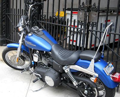 Electric Blue Harley Davidson