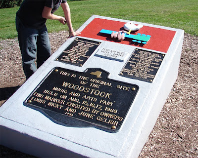 Woodstock Music & Art Fair Plaque