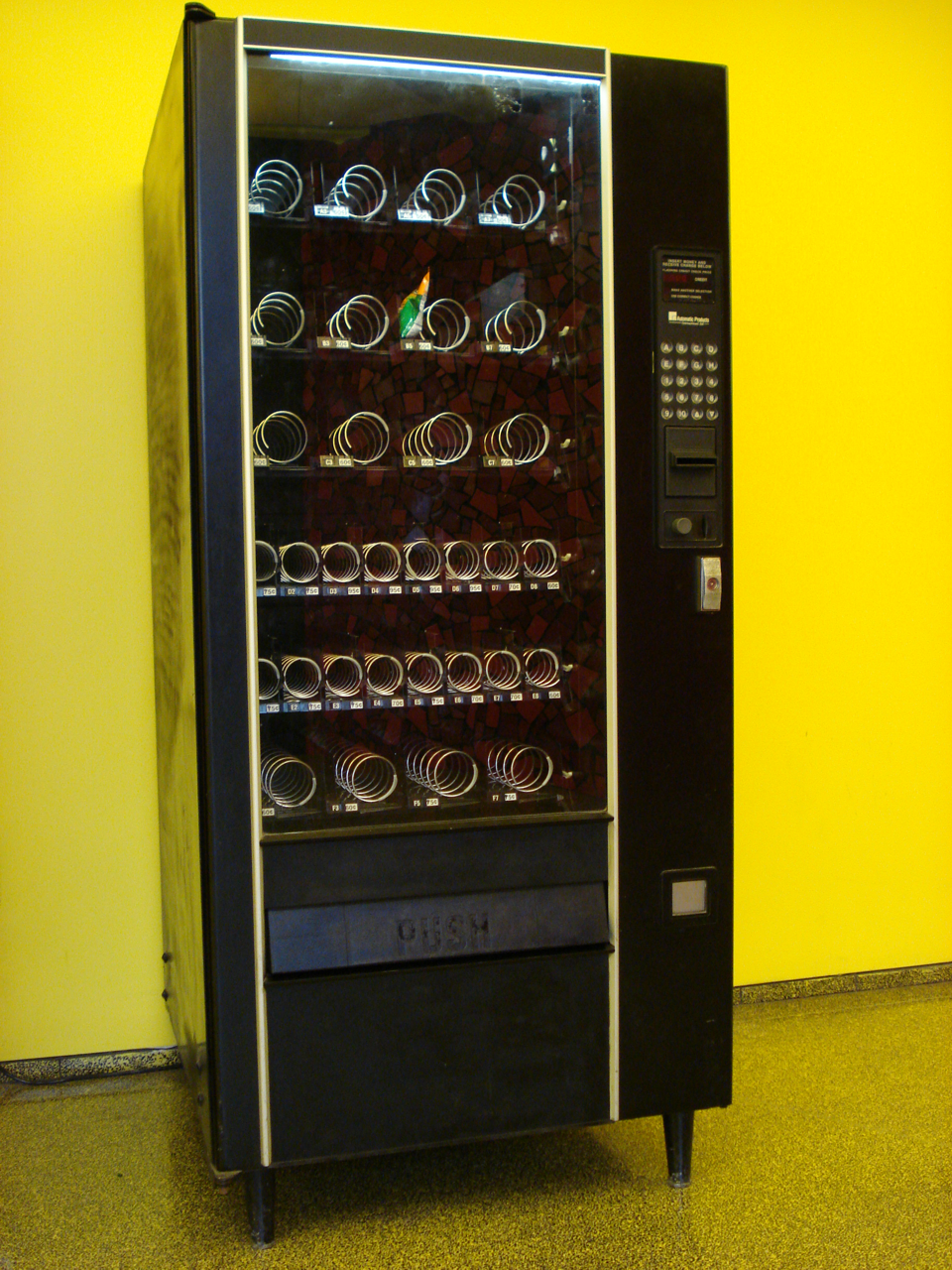 I present to you on my special day, the beer vending machine right