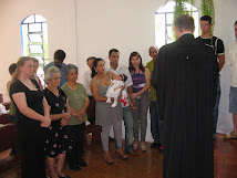 Batizado na Congregação São João do Anahy.