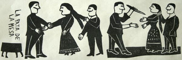 la pata de la mesa