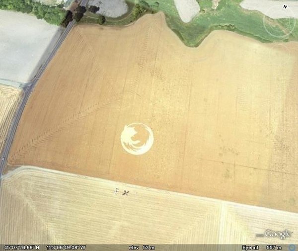 funny things on google earth. Symbol of Google Earth