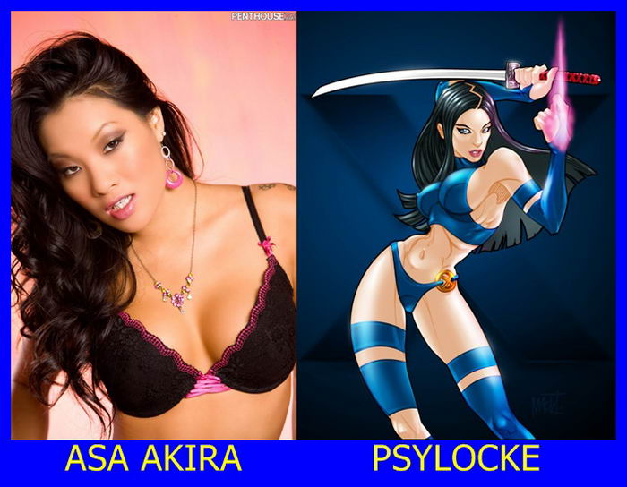 Asa Akira como Psylocke