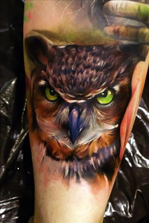 Bold and colorful tattoos