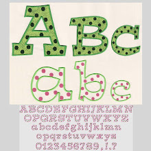 Polka Dot Font/Applique