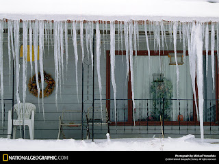 Icicles Beautiful Picture at Northeast Kingdom, Vermont