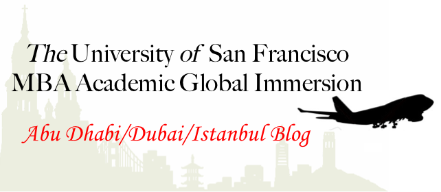 USF MBA Dubai/Istanbul Study Tour Blog