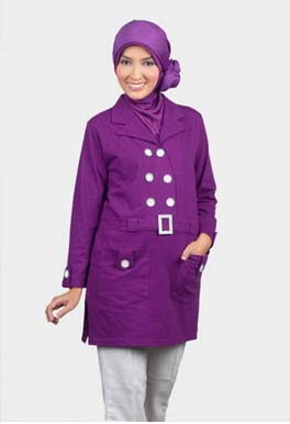 blazer muslimah