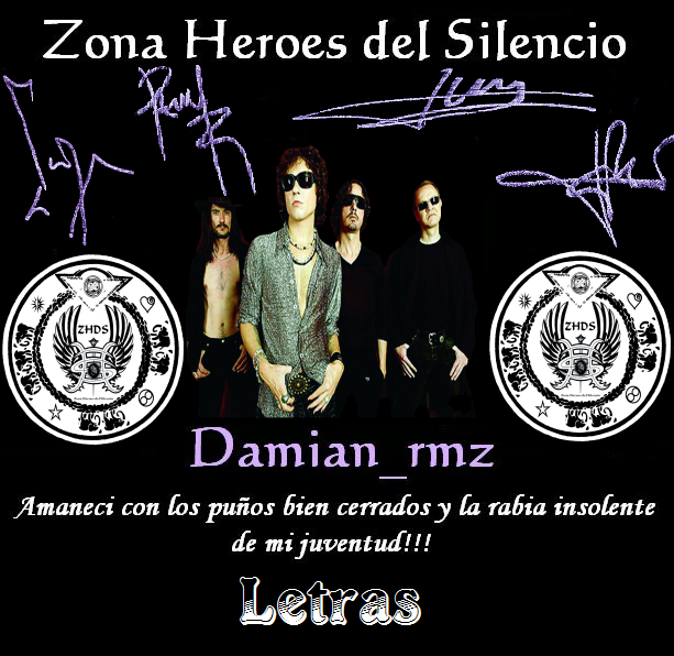 Letras Zona Heroes del Silencio