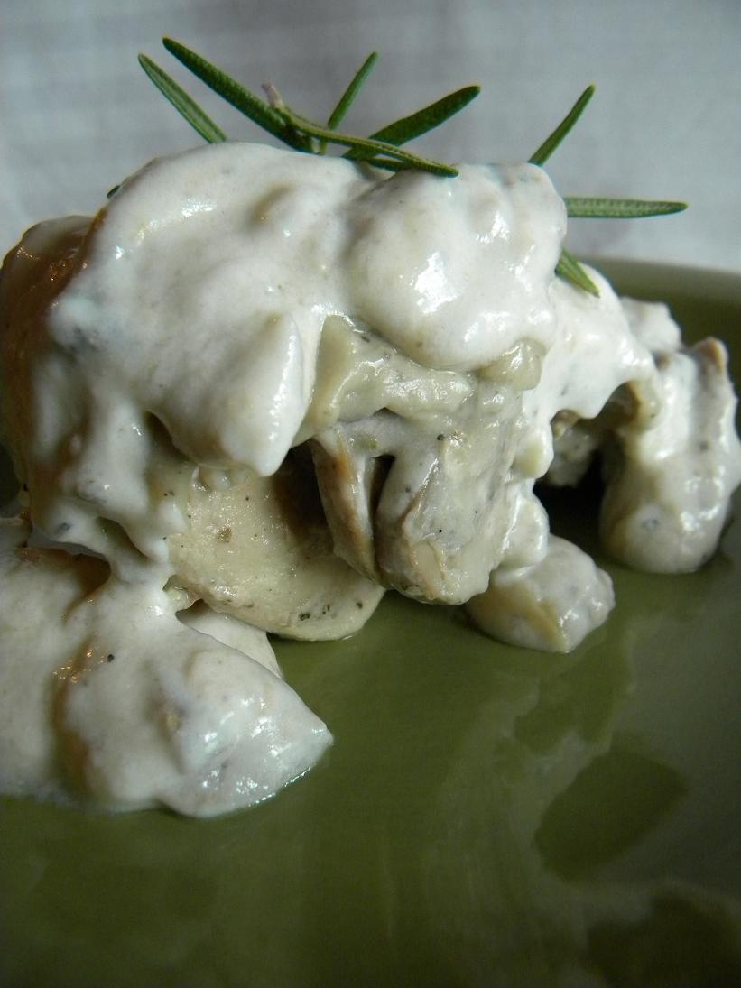 Hot Mess Cooking Chicken with a Vodka Cream Sauce