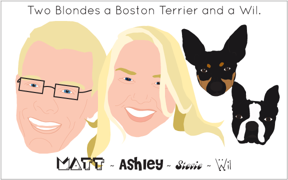 Two Blondes, a Boston Terrier and a Wil