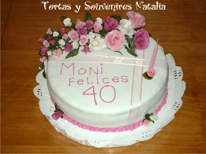 TORTA 40 AÑOS