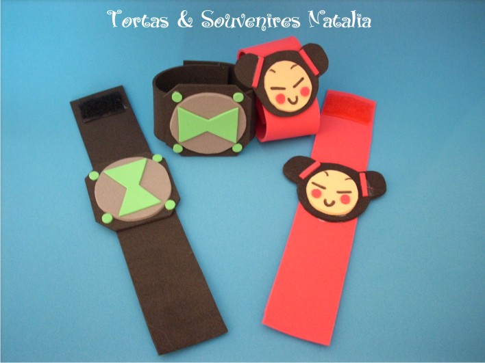 SOUVENIR RELOJES PUCCA - BEN 10 (GOMA EVA)