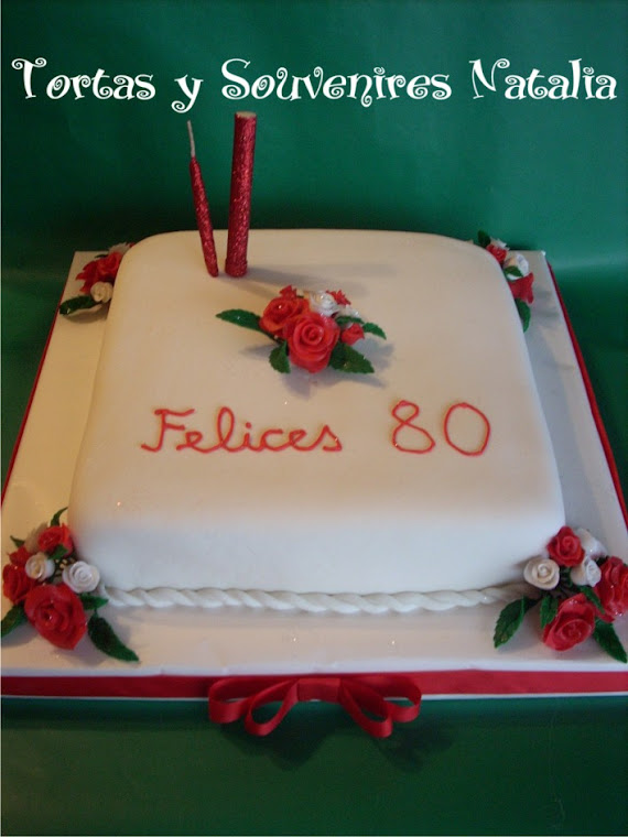 TORTA 80 AÑOS