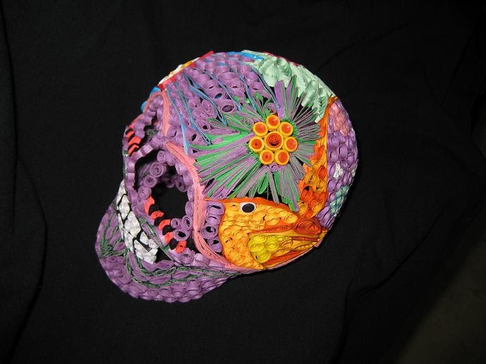 Quilling with Whimsiquills Quilling Tea cups to skulls??