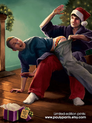 NAUGHTY+OR+NICE,+Pants+Down+Christmas+Spanking+Cheesecake+Boy+by+Paul+Richmond.jpg