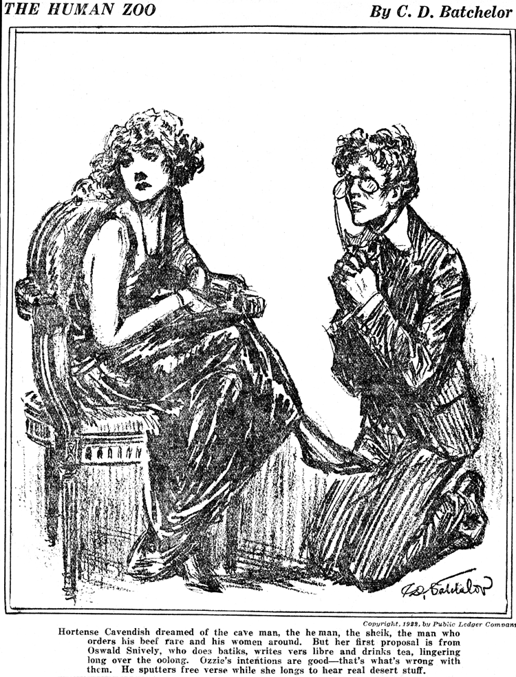 ... C.D. Batchelor flitted from paper to paper in the teens, worked at the ... ... C.D. Batchelor flitted from paper to paper in the teens, worked at the ...