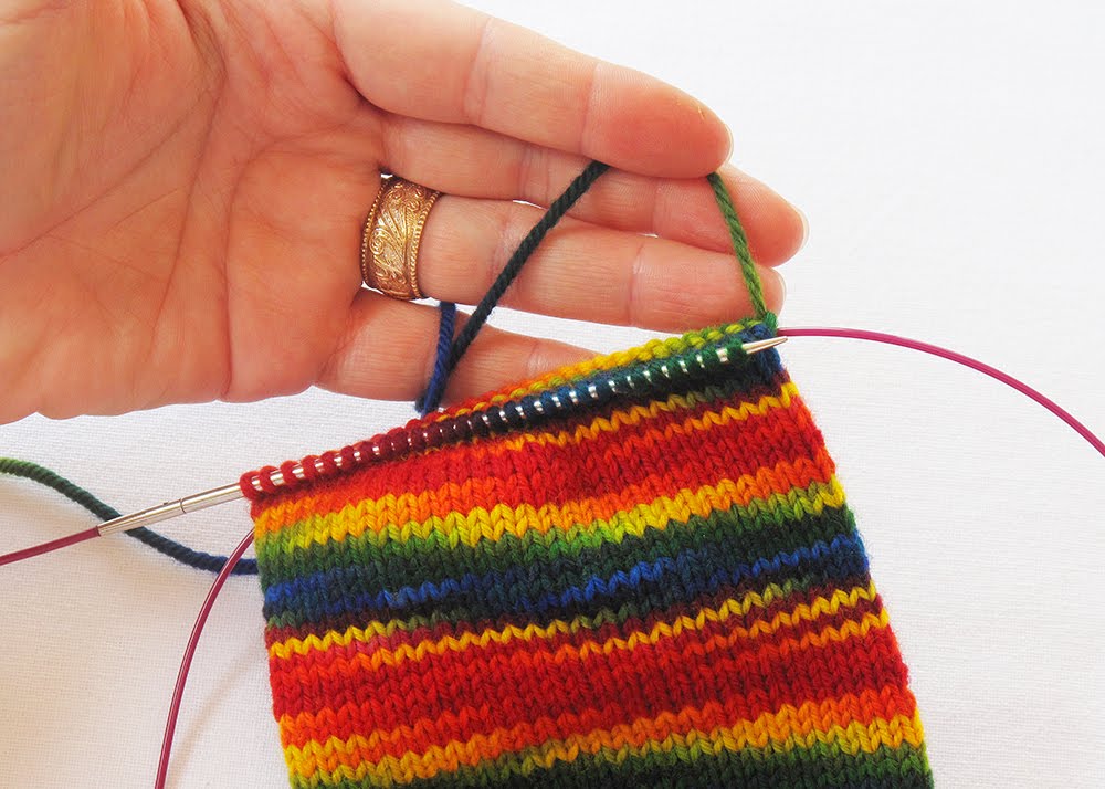 Heidi Bears Stranding yarn...a first step into the mystery of Fair Isle...