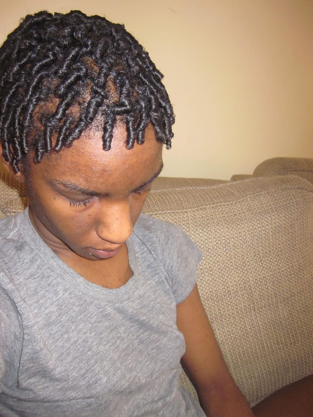 Your Africa Is Showing: Perfect TWA Finger Coils & Coil Out