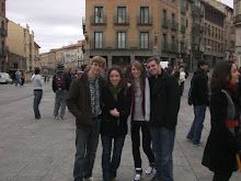 in the main square in segovia