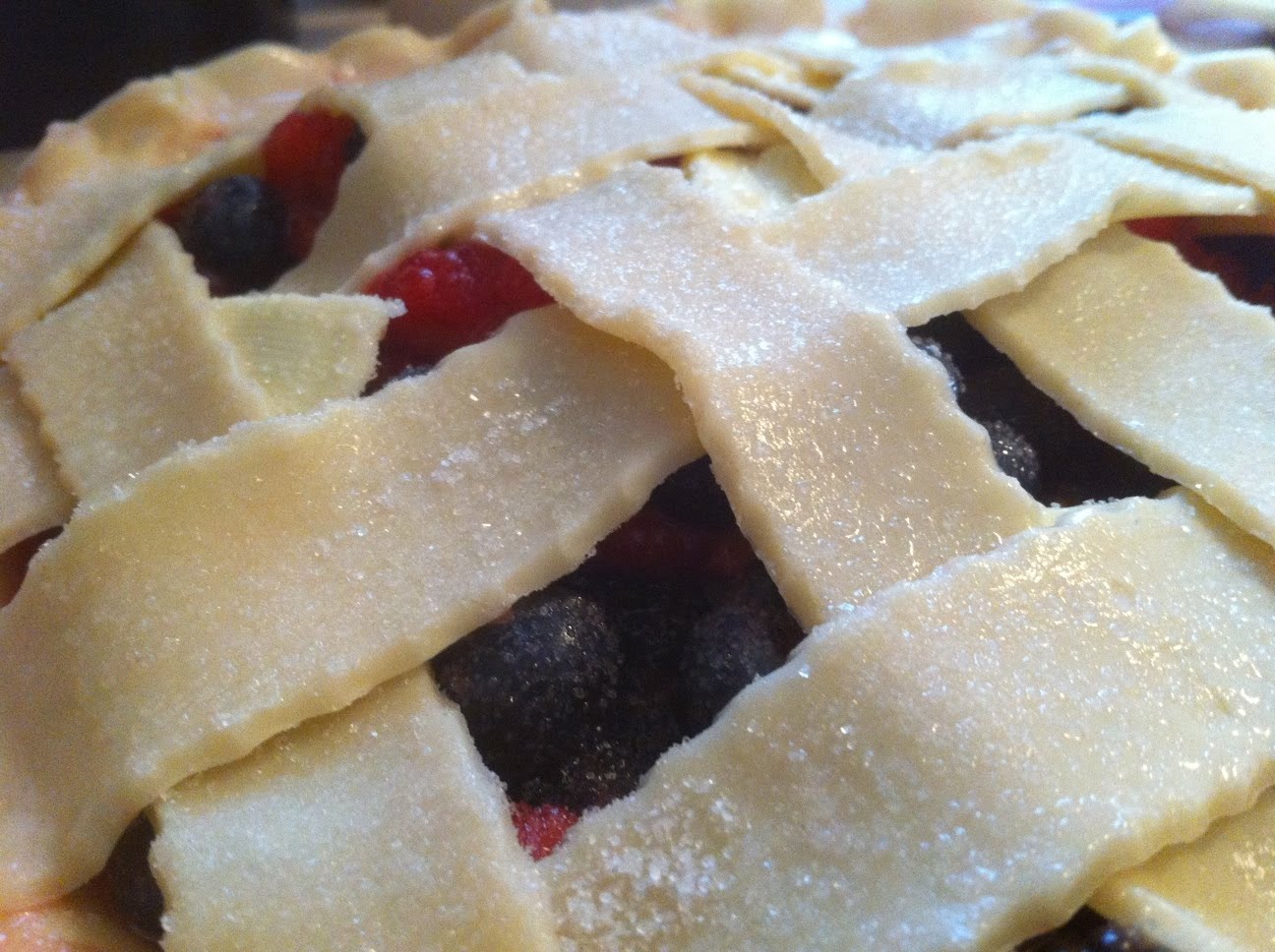 The Cookie Crumbles Triple Berry Pie. Make this now.