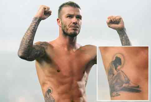 David Beckham Tattoo david beckham tattoos victoria. David Beckham Tattoo