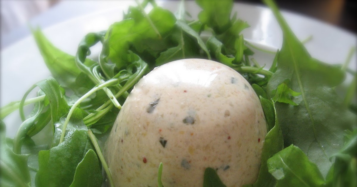 ChezMyrtille Artichoke Mousse with Goat Cheese and Arugula Salad