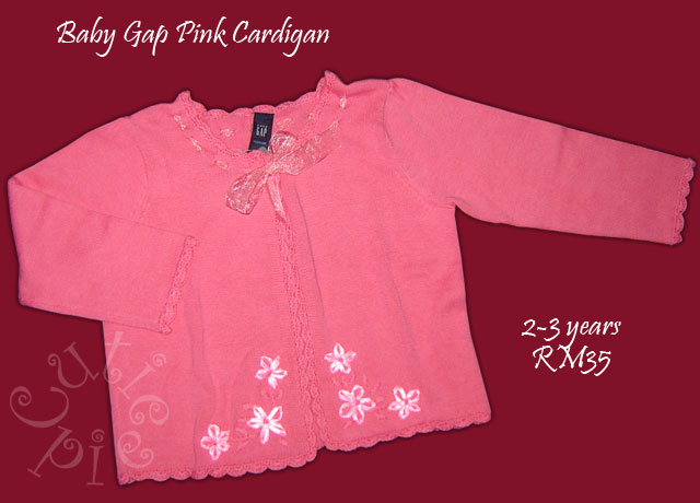 Baby Gap Pink Cardigan