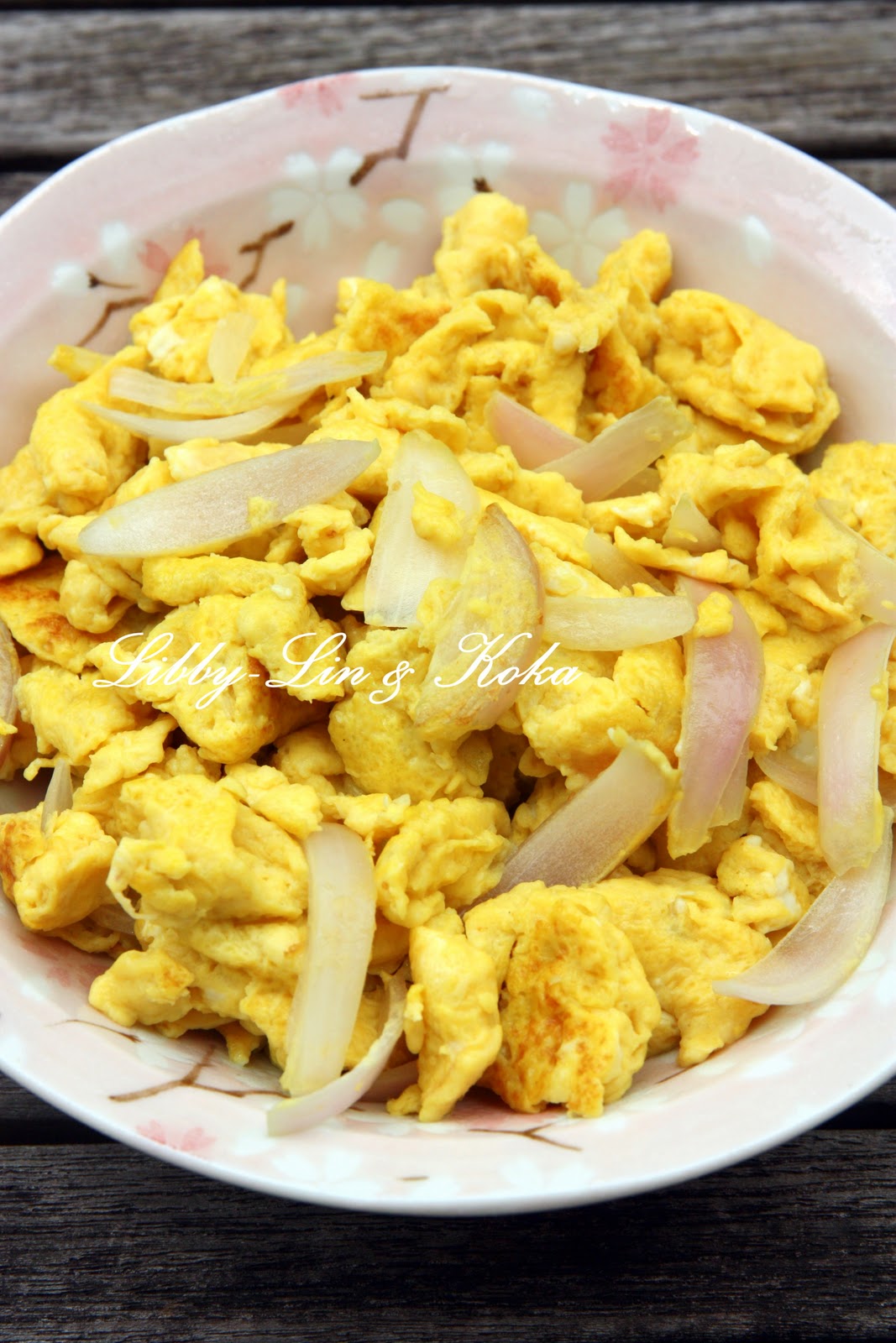 LibbyLin & Koka Fried Onion Eggs Eeew Yum?