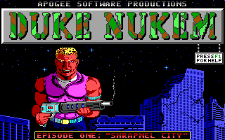 Duke Nukem - Tela Inicial