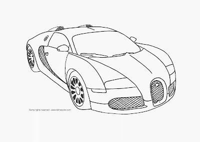 Bugatti Veyron on Bugatti Veyron Coloring Page 12133 Gif