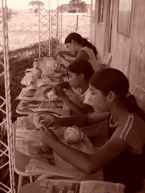 Las niñas trabajan