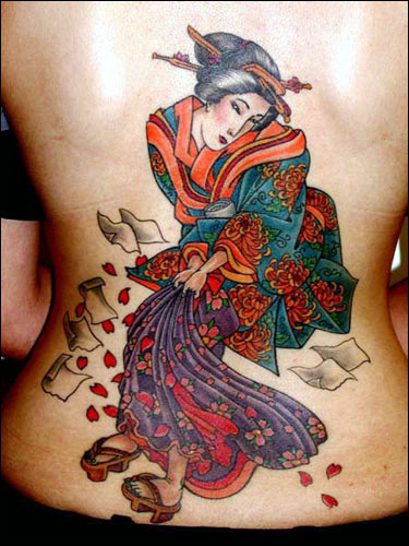 Japanese tattoos are called irezumi or horimono in Japanese