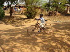 Little boy on BIG BIKE!